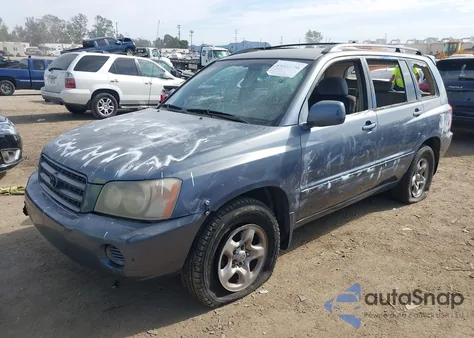 2002 Toyota Highlander из США, поврежденный, VIN JTEGD21AX20040087
